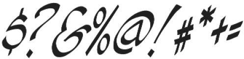 CCHellshock Italic otf (400) Font OTHER CHARS