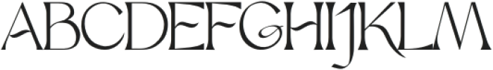 CCS Bjork Light otf (300) Font UPPERCASE