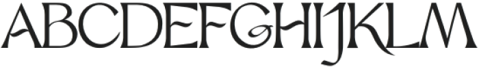 CCS Bjork Regular otf (400) Font UPPERCASE