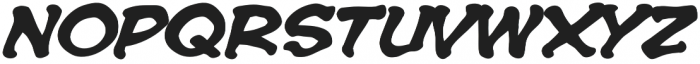 CCSpookytooth Bold Italic otf (700) Font LOWERCASE