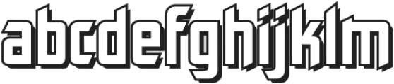 CCTheStorySoNearOutline Regular otf (400) Font LOWERCASE