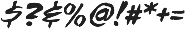 CCTimSaleBrush Italic otf (400) Font OTHER CHARS