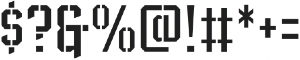 CCUltimatumForce Regular otf (400) Font OTHER CHARS