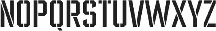 CCUltimatumForce Regular otf (400) Font UPPERCASE