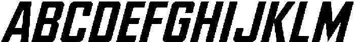 CCUltimatumSuper Bold Italic otf (700) Font UPPERCASE