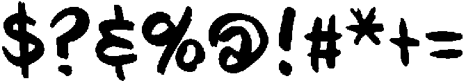 CCUrbanBarbarianDwarf otf (400) Font OTHER CHARS