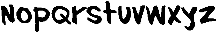 CCUrbanBarbarianDwarf otf (400) Font LOWERCASE