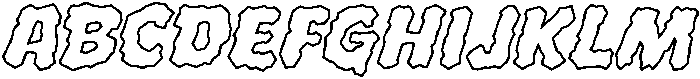 CCWhyteWyrm Flat Outline otf (400) Font
