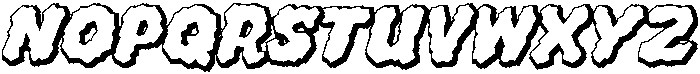 CCWhyteWyrm Flat Shadowline otf (400) Font UPPERCASE