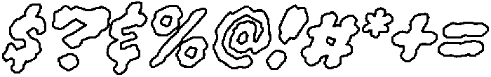 CCWhyteWyrm Round Outline otf (400) Font OTHER CHARS
