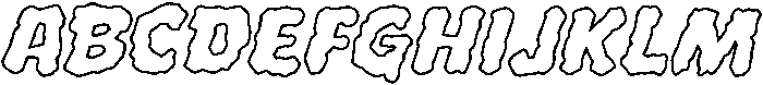 CCWhyteWyrm Round Outline otf (400) Font UPPERCASE