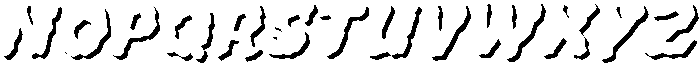 CCWhyteWyrm Round Shadow otf (400) Font LOWERCASE