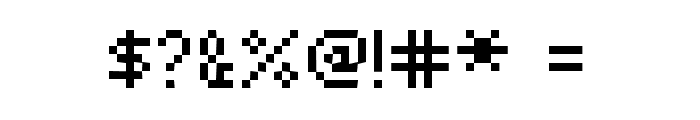 C&C Red Alert [INET] Font OTHER CHARS