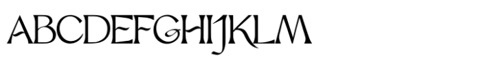 CCS Bjork Regular Font UPPERCASE