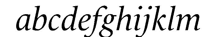 Census Variable Light Italic FONT