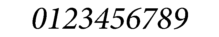 Census Variable Medium Italic Font OTHER CHARS