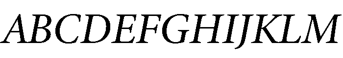 Census Variable Medium Italic Font UPPERCASE