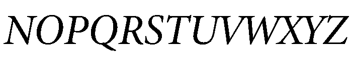 Census Variable Medium Italic Font UPPERCASE