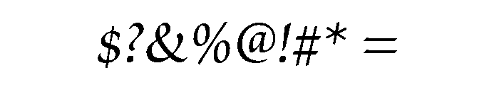 Census Variable Regular Font OTHER CHARS