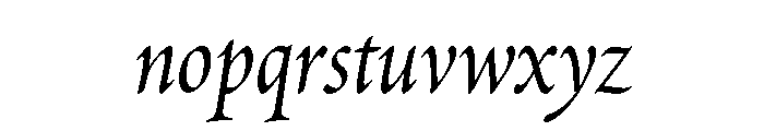 Census Variable Regular Font LOWERCASE