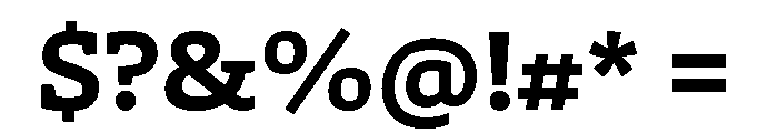 Centrifuge Extra Bold Font OTHER CHARS