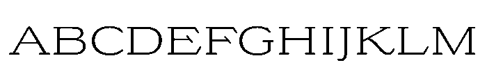 Centrifuge Extra Light Font UPPERCASE