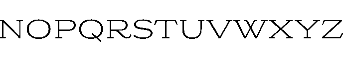 Centrifuge Extra Light Font UPPERCASE