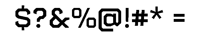 Centrifuge Regular Font OTHER CHARS