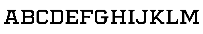 Centrifuge Regular Font UPPERCASE
