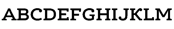 Centrifuge Semibold Font UPPERCASE