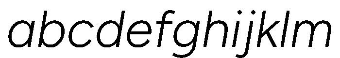 Century Gothic Std Light Italic FONT