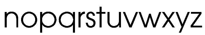 Century Gothic Std Light Font LOWERCASE