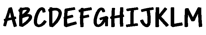 CECELIA Regular Font UPPERCASE