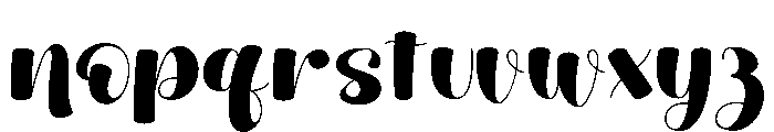CELESTY-Regular Font LOWERCASE