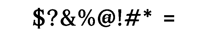 CERVELLE Font OTHER CHARS