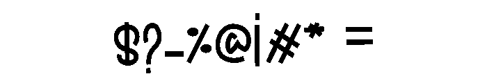 Ceator Font OTHER CHARS