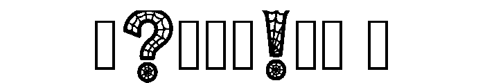 Cecro Regular Font OTHER CHARS