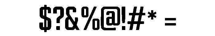 CedarWay Font OTHER CHARS