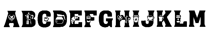 Cedro Regular Font UPPERCASE