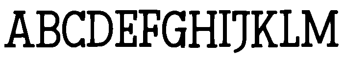 Cefagu Font UPPERCASE