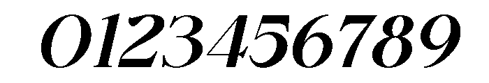 Cekona Italic Font OTHER CHARS