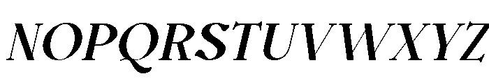 Cekona Italic Font UPPERCASE