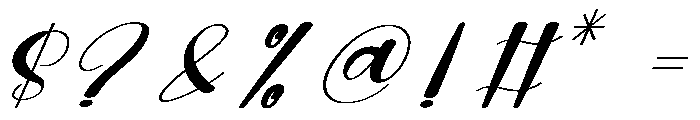 Celebration Festival Font OTHER CHARS