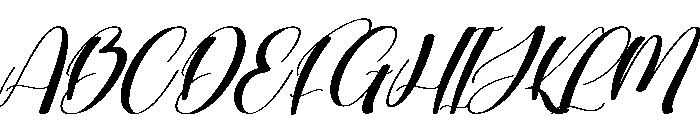 Celebration Festival Font UPPERCASE