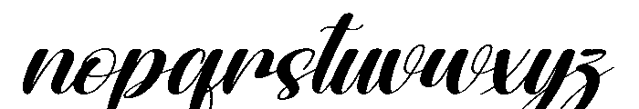 Celebration Festival Font LOWERCASE