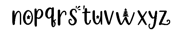 Celebration_Nova Font LOWERCASE