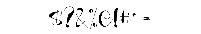 CelestiaScript Font OTHER CHARS