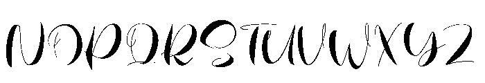 CelestiaScript Font UPPERCASE