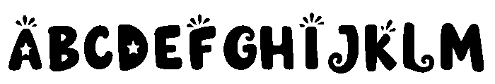 Celestial_Cheers Font UPPERCASE