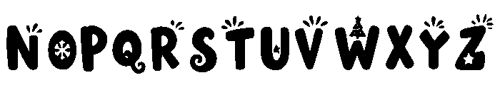 Celestial_Cheers Font UPPERCASE